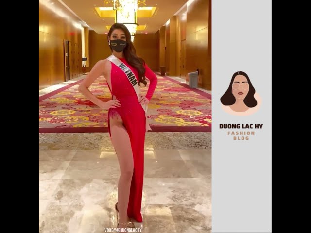 Bộ Váy Hoa Súng gây bão truyền thông của Hoa Hậu Khánh Vân tại Miss Universe 2021 class=
