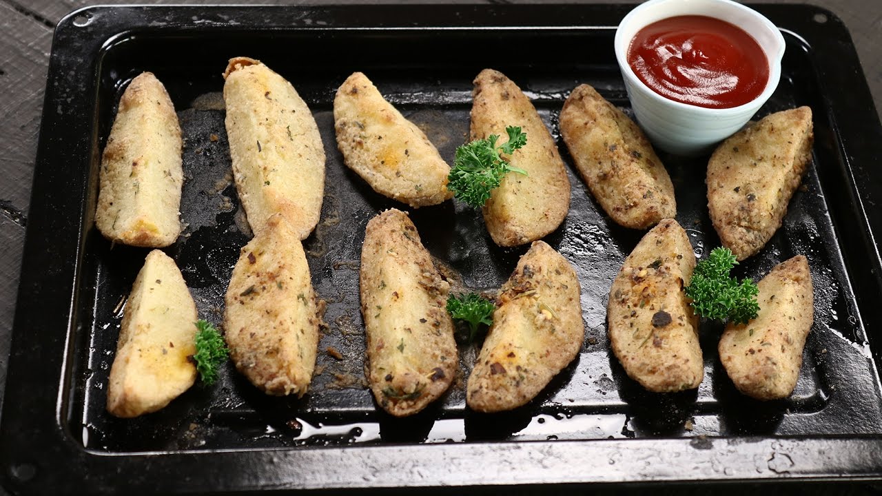 Potato Wedges Sanjeev Kapoor Khazana YouTube