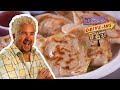 Guy Eats Chicken and Cheese Dumplings | Diners, Drive-ins and Dives with Guy Fieri | Food Network