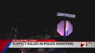 Burglary suspect dead after officer-involved shooting in Riverside