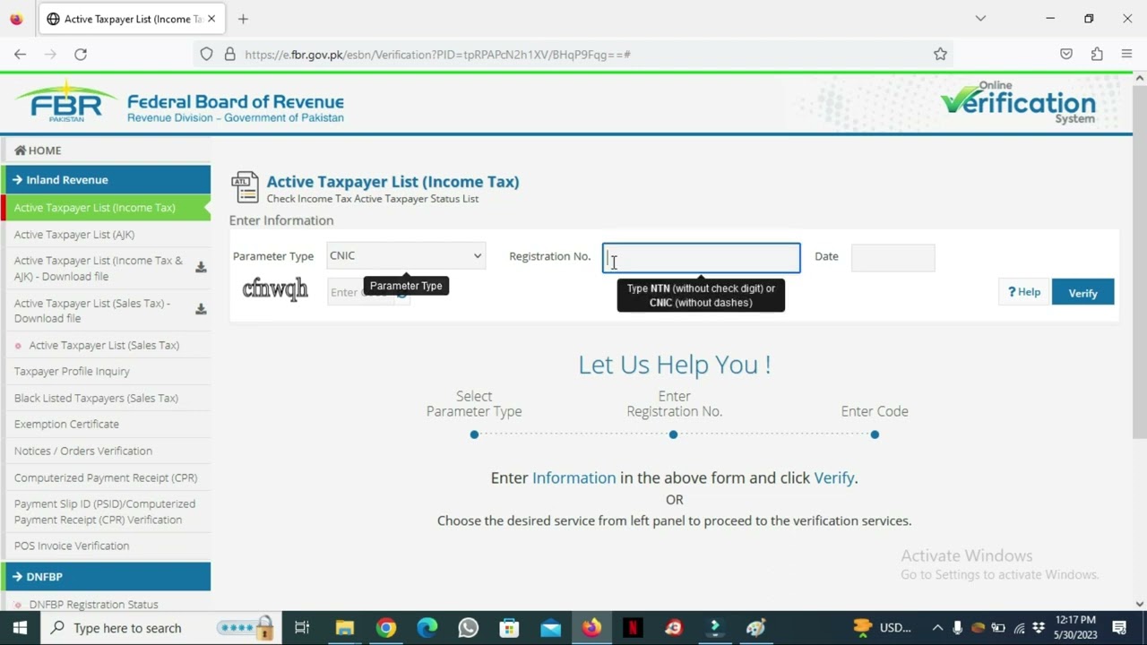 How to check FBR status|Filer-non filer|FBR ATL Status|Active tax payers list FBR