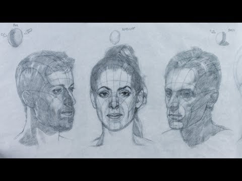 TRAILER | Reilly Method Head Drawing: Unit 3 – Light & Shadow with Mark Westermoe