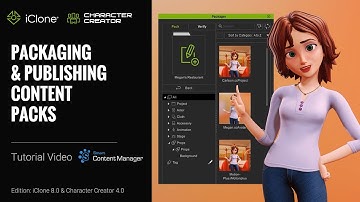 iClone 8 & CC4 Tutorial - Packaging & Publishing Content Packs