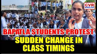 Bapatla Engineering College Students Protest Sudden Change in Class Timings | CVR ENGLISH