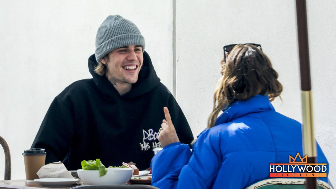 Justin Bieber and Hailey forget their keys after pleasant lunch in Beverly Hills