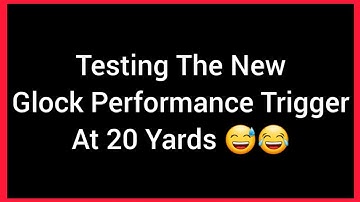 Glock Performance Trigger on This happens when you try to reset your new trigger during recoil 😂😅🤣.