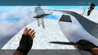 Deathrun on CSS w/0Tech & TheWarPotato ep.1 - Exploding chickens and snowmen!