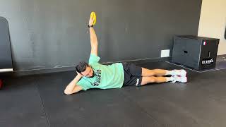 Side lying Shoulder horizontal abduction