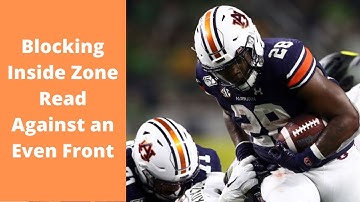 Blocking Inside Zone Read Against an Even Front