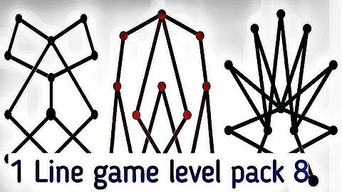 1 line - one line with one touch || level pack 8 || puzzle game