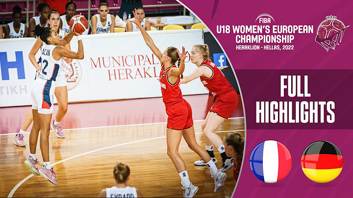 France - Germany | Basketball Highlights - 3rd Place Game | #FIBAU18Europe Women