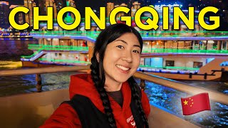 Touring Chongqings Dazu Rock Carvings Jiefanbei Night River Cruise  china Vlog