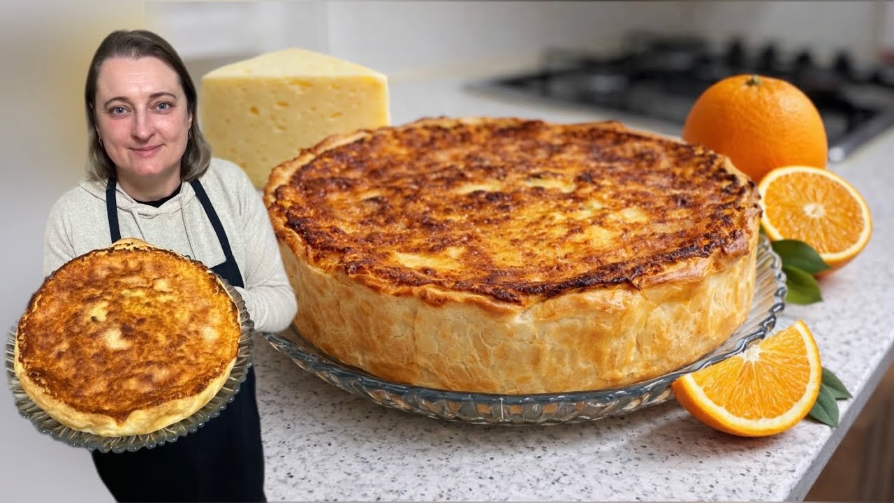 A Tarte de Laranja com Queijo Mais Cremosa que Já Fiz! 😱 derrete na boca