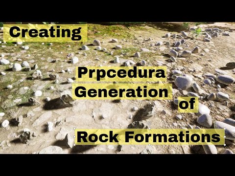 Creating procedural generation of rocks in unreal engine