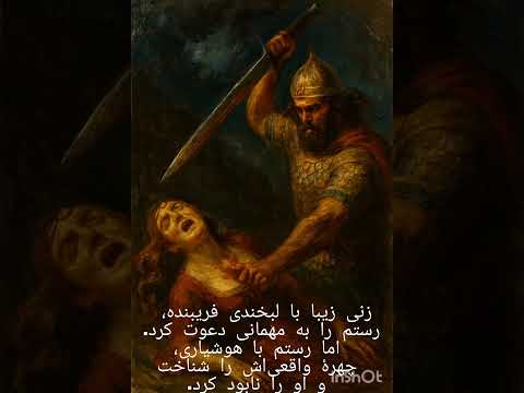 یک نبرد هفت خان رستم رستم دیو کیکاوس مازندران پهلوان هفت جنگ