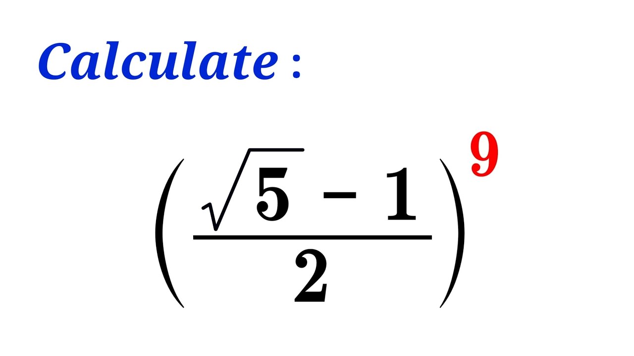 For solving the question, you should learn this trick!