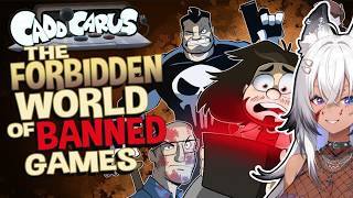 The Forbidden World of BANNED Games - Caddicarus | Schoko React