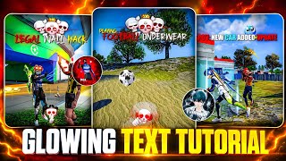 @PGL_F7SH44  VIRAL TEXT EDITION TUTORIAL LIKE @PGL_DRKRAI77 FREE FIRE EDITION TUTORIAL 