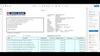 Automated Bank Statement Analysis using AI & RPA screenshot 4