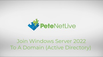 Server 2022 Joining a Domain