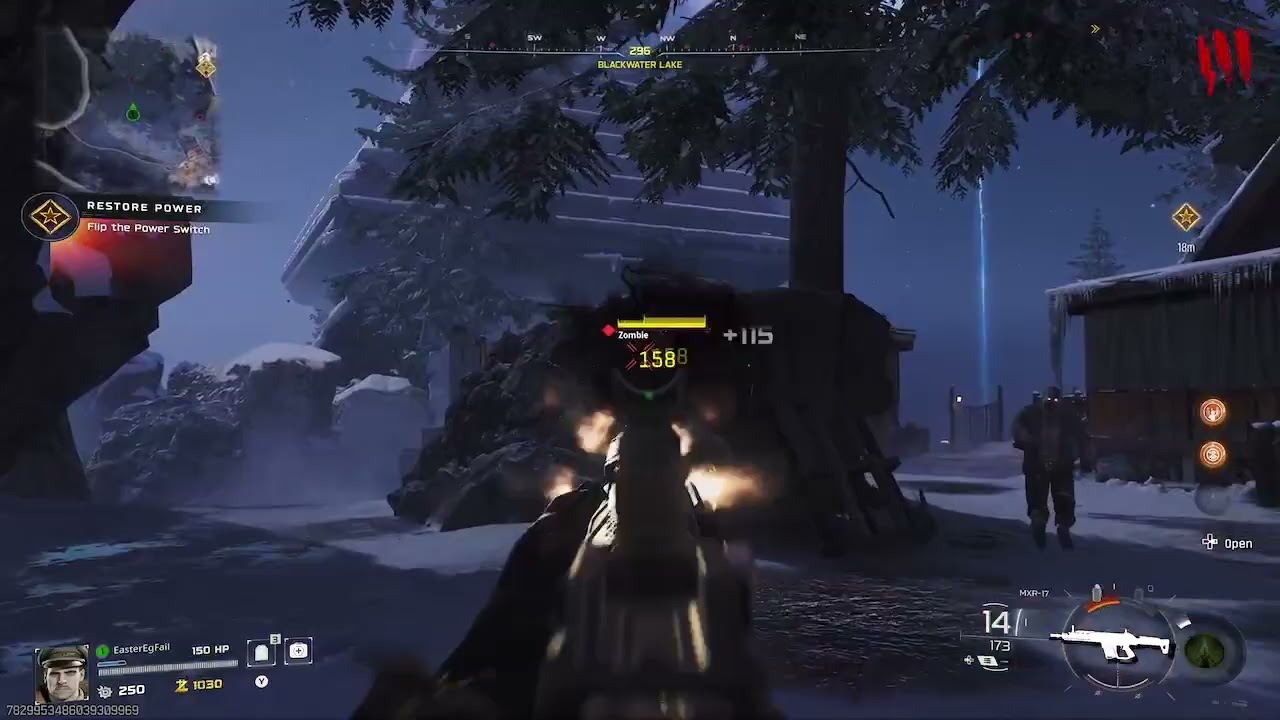 Turn on Power Black Water