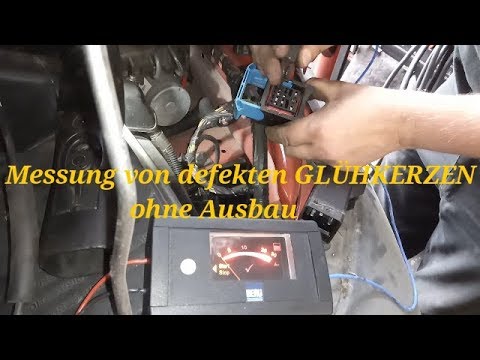 Messung von defekten Glühkerzen ohne Ausbau