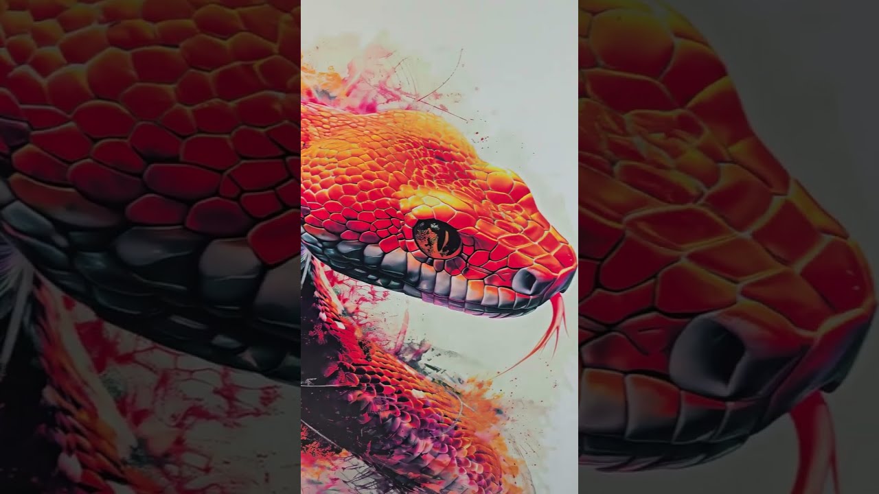 Incredible Snake Print: LC Wall Print’s Masterpiece Unveiled  