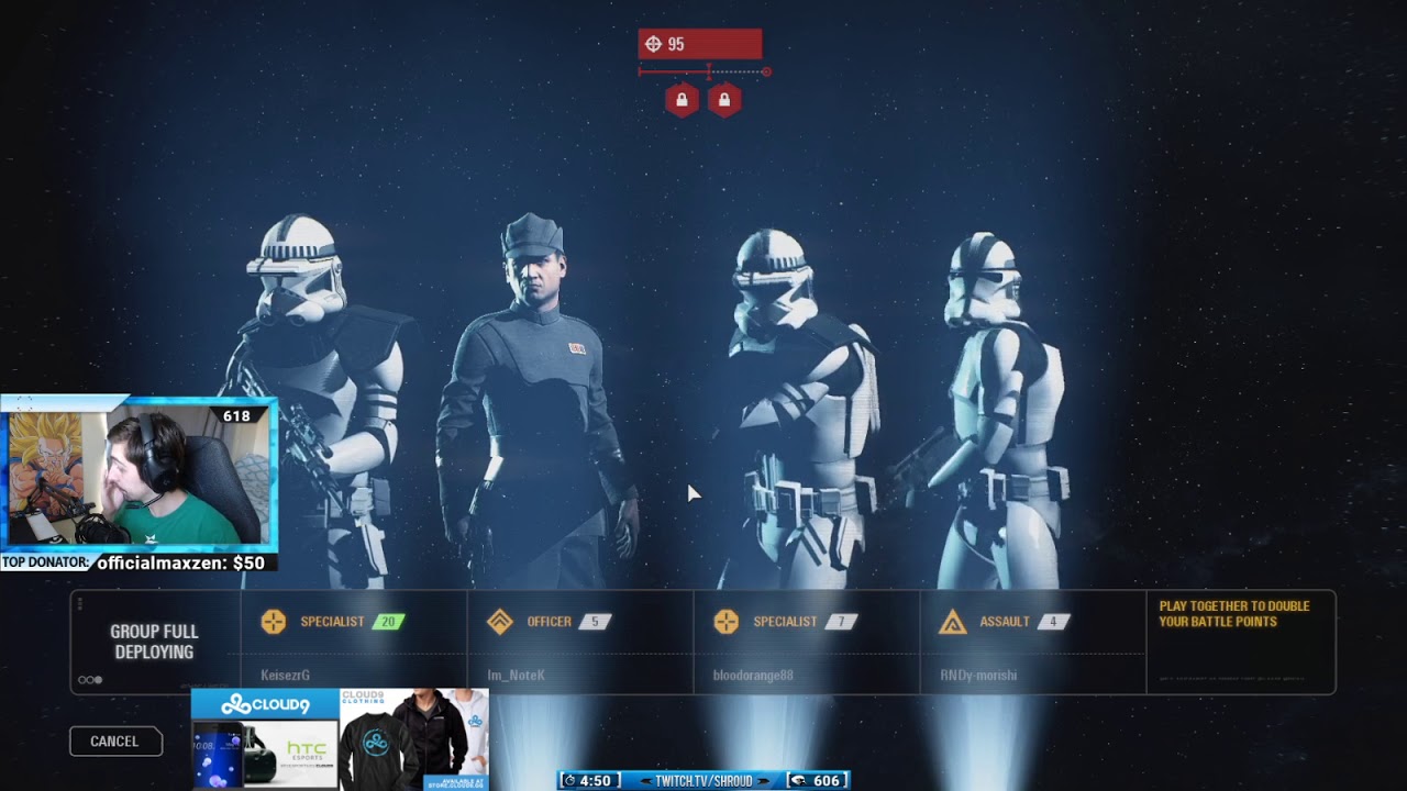 Shroud 39 Kill Game - Star Wars Battlefront II