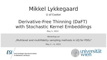 Mikkel Lykkegaard - Derivative-Free Thinning (DaFT) with Stochastic Kernel Embeddings
