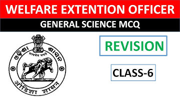 WEO REVISION MCQ CLASS // GENERAL SCIENCE CLASS-6 // @VIDWANCOMPETITION