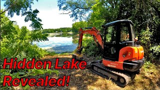 Hidden Lake Revealed by Forestry Mulching!