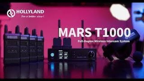 Hollyland | MARS T1000 | Reliable Full-Duplex Wireless Intercom System