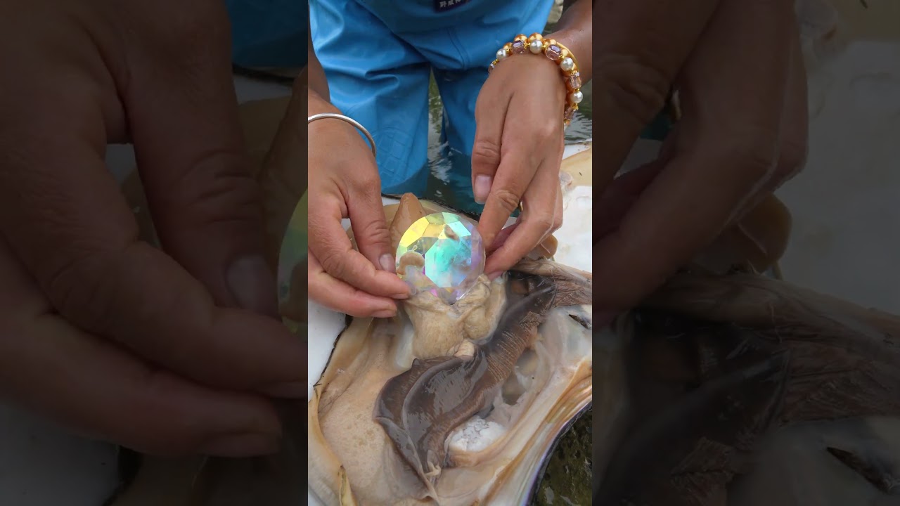 Diamonds, big diamonds in clams 