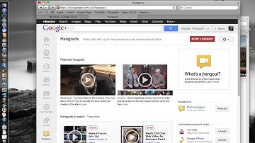 Screencast of How to use Google+ Hangouts and Google Drive