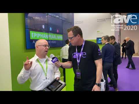 ISE 2020: David Kirk of Epiphan Intros Gary Kayye to LiveScrypt Real-Time Transcription Appliance