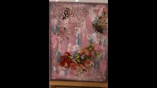 Textures, Modeling Past And Den Leaves.mixed Media Art By Rosomat 2