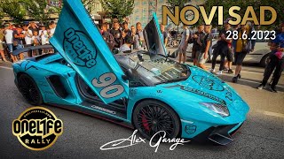 ONELIFE Rally 2023 | SUPERCARS Arrivals @ Novi Sad SERBIA