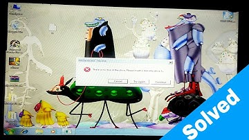 There is No Disk in the Drive.Please insert the disk into drive | Solved