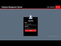 Employee management system in php mysql with source code