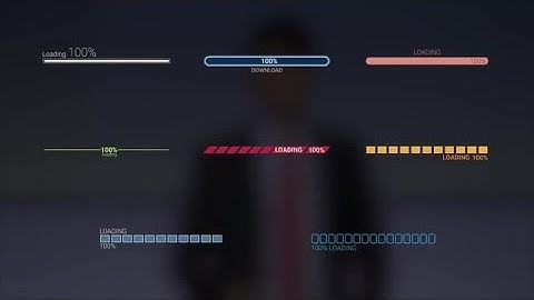 Loading Bar Pack Motion Graphics Templates