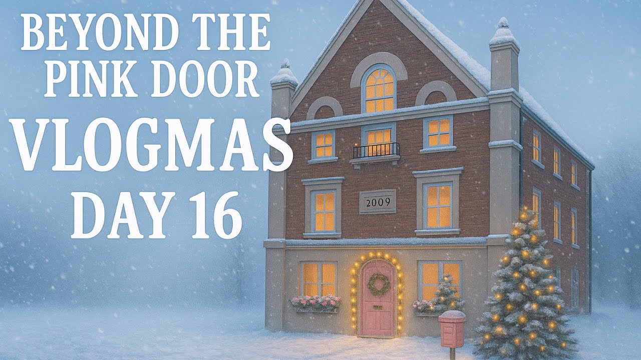Влогмас от Beyond The Pink Door, день 16: Распаковка моей коробки с вышивкой крестиком.