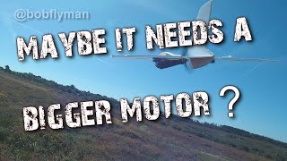 Is my Lidl Vulcan underpowered?  Lidl RC Glider Easy Build Vulcan has another test flight.