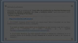 LOS DERECHOS HUMANOS EN LA PREVENCIÓN Y ATENCIÓN AL PACIENTE CON RIESGO Y TENDENCIA SUICIDA