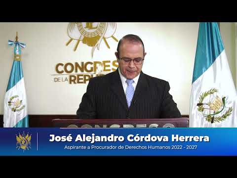 01 Aspirante PDH José Alejandro Córdova Herrera