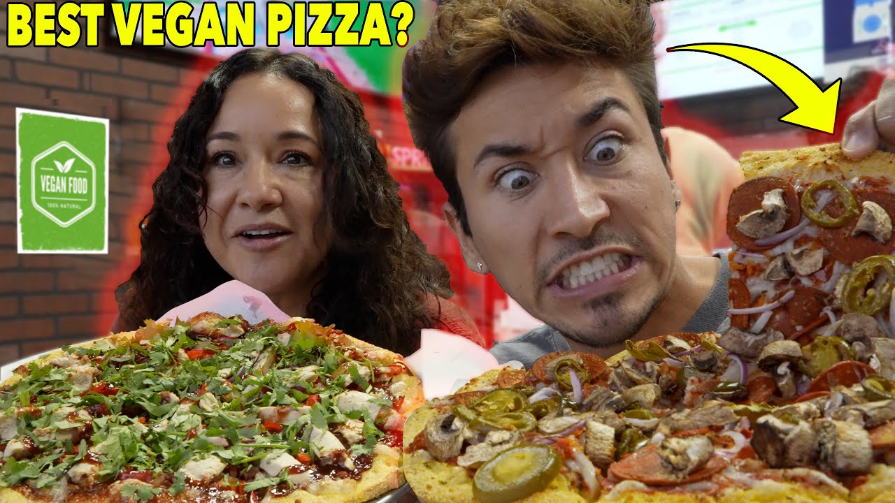 Mother & Son Try The BEST VEGAN PIZZA in Los Angeles (5 STAR) YouTube
