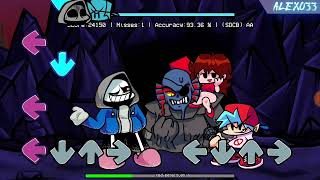 Friday Night Funkin' Vs Dusttale mod parte 1 Android Gama Baja screenshot 4