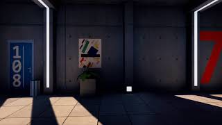 Corridor Exterior Lighting / Post Processing Unreal Engine demo