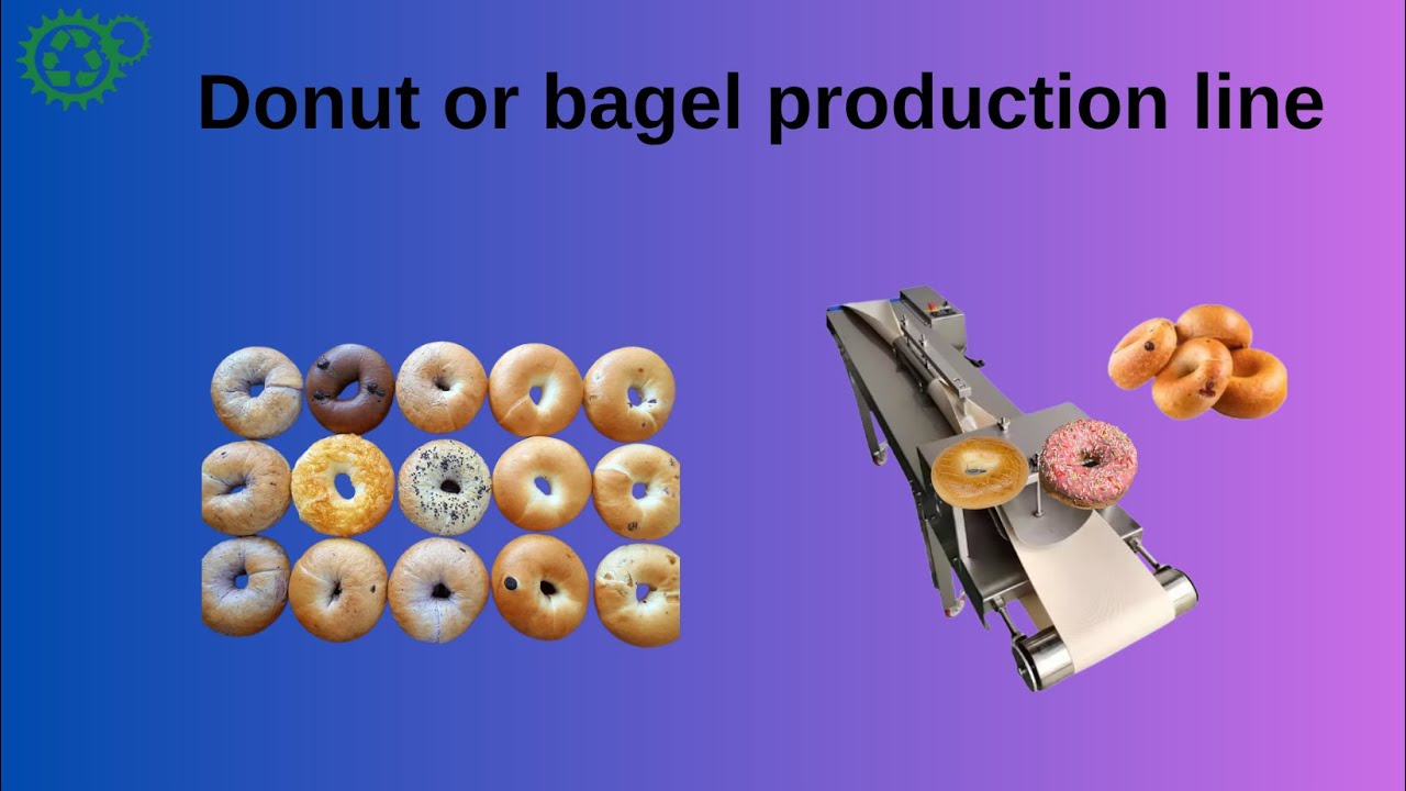 Automatic Donut and Bagel Production Line | Professional Doughnut Bagel Making Machine for Bakery