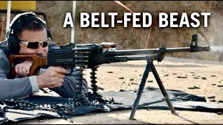 PKM Machine Gun: a belt fed beast