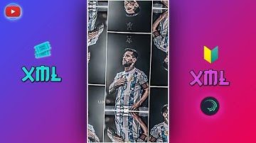 Qatar World Cup Messi Attitude video Editing With Alight Motion Xml 🎟️